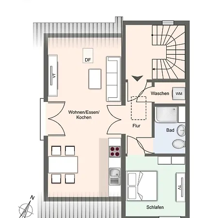 Apartmán Spo An'n Diek Spo Oever N Diek *